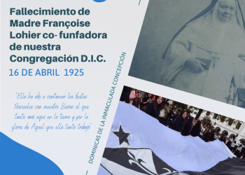 Recordando el fallecimiento de nuestra Co Fundadora.